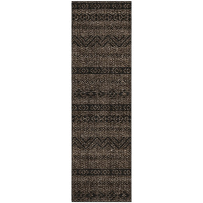 Premium Machine Washable Prisco Chocolate Rug