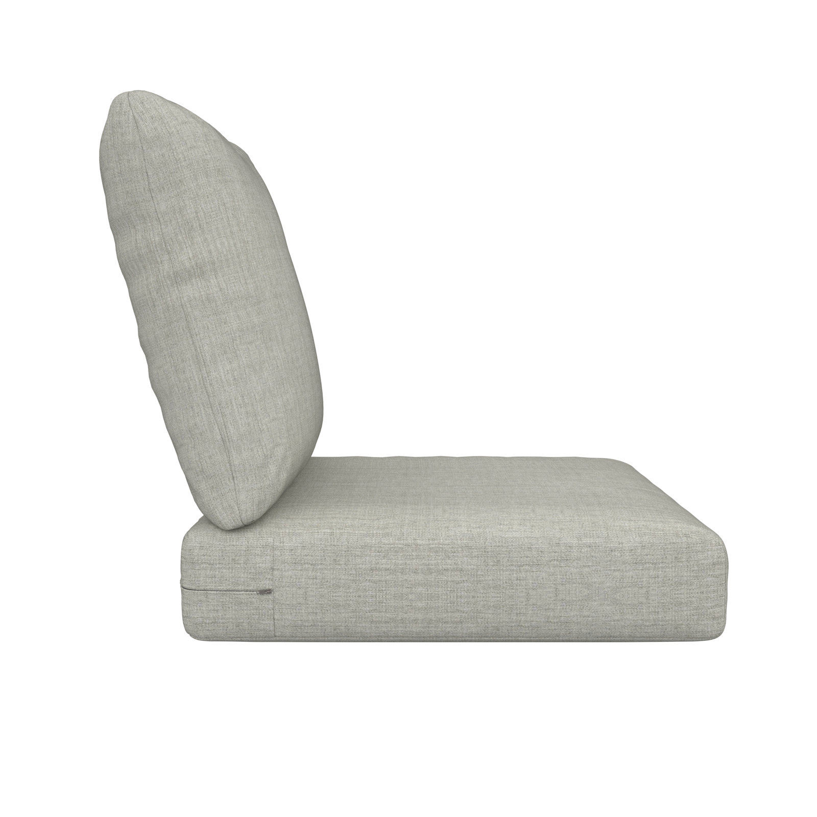 Amala 22" Sunbrella® Seat and Back Cushion, Canvas Granite Sunbrella® Canvas