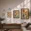 Four Studies Botanical - Framed Print-583479539-583479536