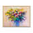 Toile naturelle avec cadre flottant