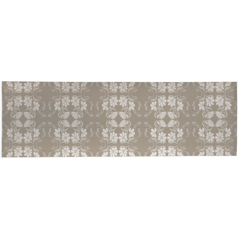 Groovy Flowers Outdoor Rug, Runner 2'6" x 8'