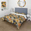Bohemian Autumn Elegant Floral Motif - Ensemble de housse de couette floral-527977967