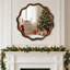Miroir décoratif rond en bois massif Wavy-811259224