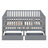 Joshau Wood Daybed with Fence Guardrails and 2 Drawers-2055985554