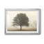 «Trees In The Fog I», reproduction encadrée de qualité supérieure - prête à être accrochée-457669460-457669419-457641819