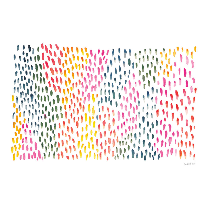 Fullness Of Dots by Danhui Nai - Wrapped Canvas Painting, 61cm H x 91cm W