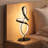 Black Bedside Lamp With Stepless Dimming Switch