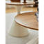TABLE RONDE BLANC + BOIS