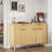 Kitchen Storage Cabinet With Drawers And Doors, Modern Fluted Sideboard Buffet Cabinet With Adjustable Shelves For Living Room