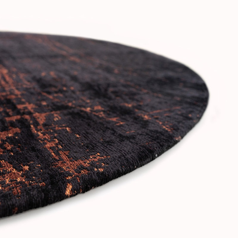 Jacquard Indoor / Outdoor Rug, Black