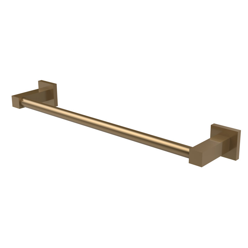 Barre à serviettes murale contemporaine Haranu, H 2 po x l 37,7 po x P 3,7 po, Bronze brossé
