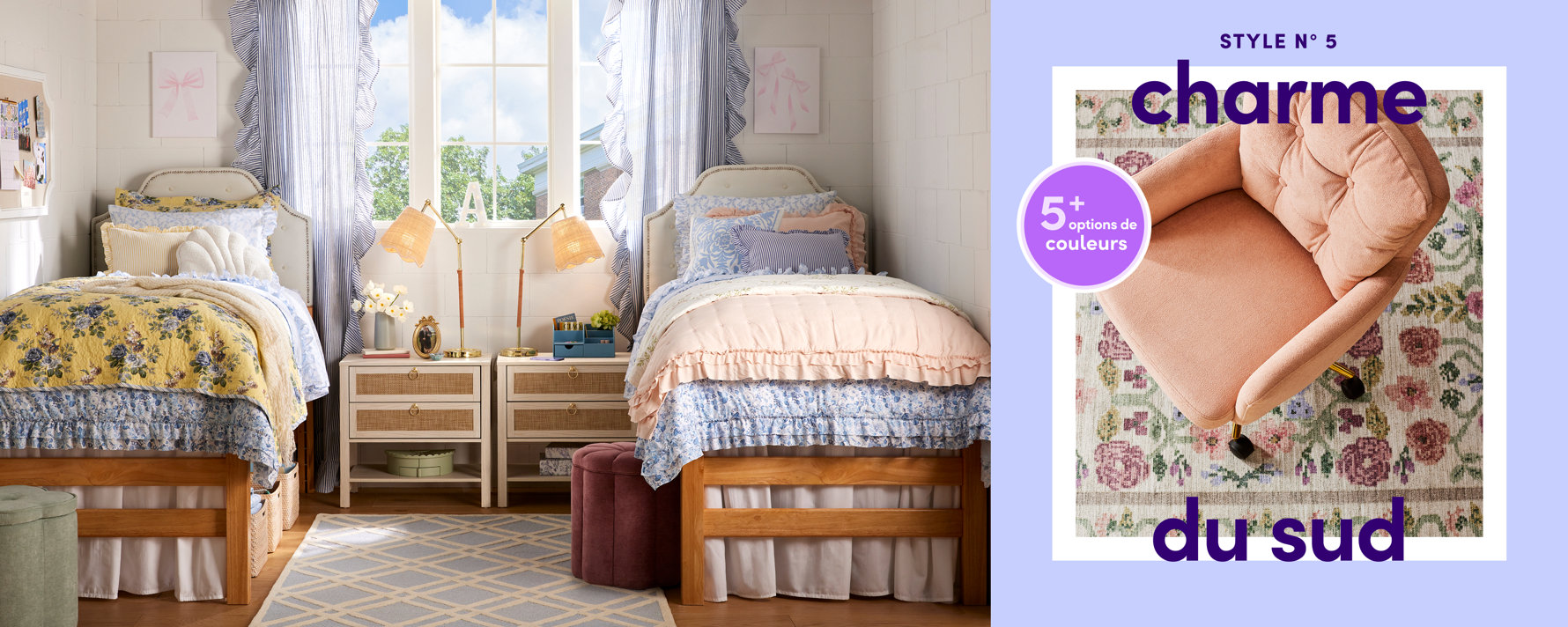 Style N° 5 charme du sud, 5+ options de couleurs