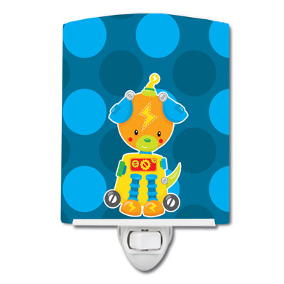 Robot Dog Ceramic Night Light