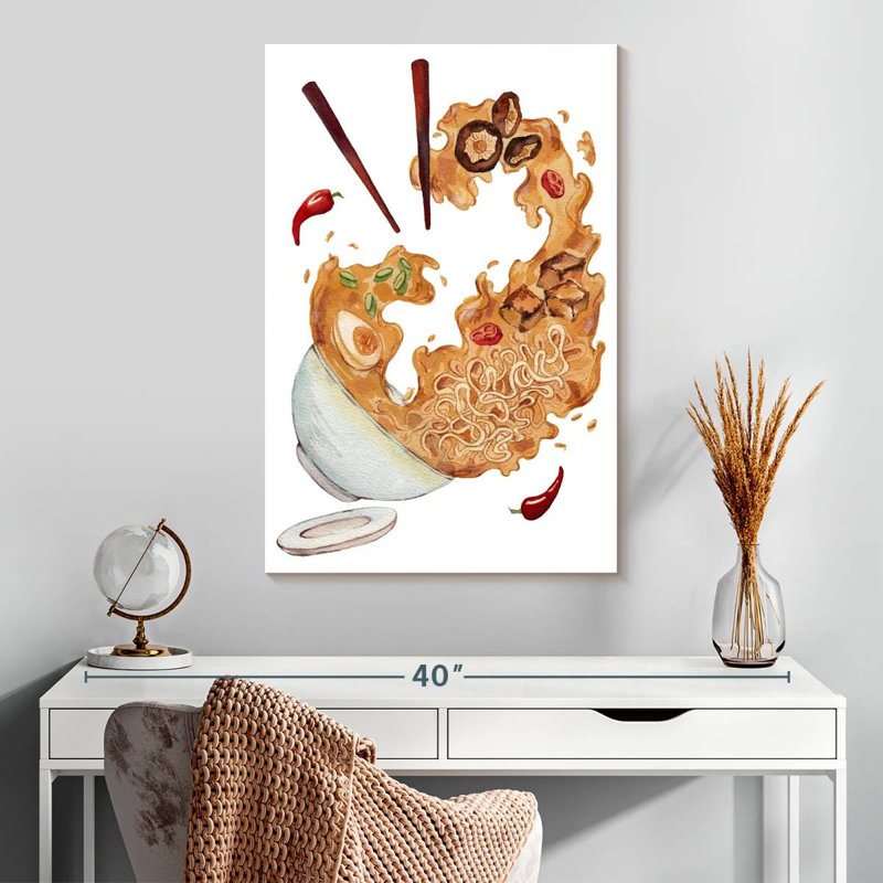 Yarlin Ramen Splash, 30" H x 20" W