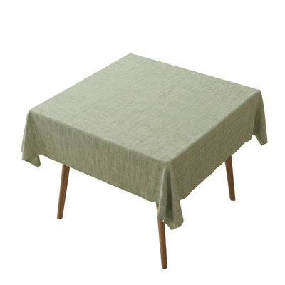 Ayaan Elegant Tablecloth (55 x 55 Inches), 65% Cotton / 35% Polyester, Easy Clean, Machine Washable at 86°F, Tumble Dryer Safe, Ironable | Perfect for Dining Table & Special Occasions, Durable & Stylish Design