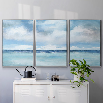 " Caribbean Clouds " 3 - Pieces