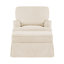 Fauteuil demi-tonneau pivotant avec repose-pieds 32,7 po-106913406