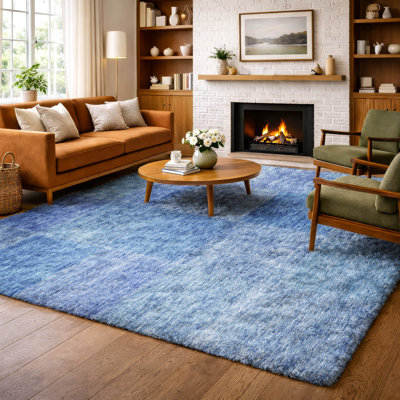 Tapis à poils longs de qualité supérieure lavable à la machine ADS664