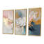 «White Brushstroke Abstract Paint III», ensemble de salon d'art mural pivoines-107213533-107213532