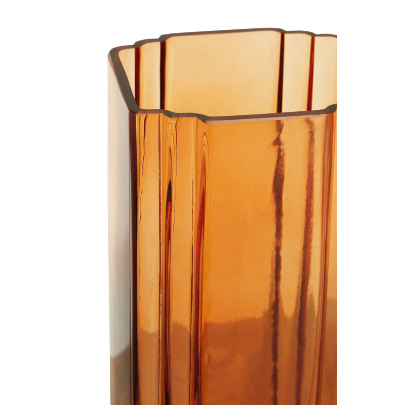 Herriman Glass Table Vase, Orange