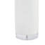 Porte-bougie cylindrique moderne pour décor de table - Porte-bougie décoratif pour entrée ou salon - ensemble de 2, 13 po, 11 po, blanc