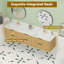 Meuble-lavabo flottant avec lavabo double 84 po Benford-2067356030
