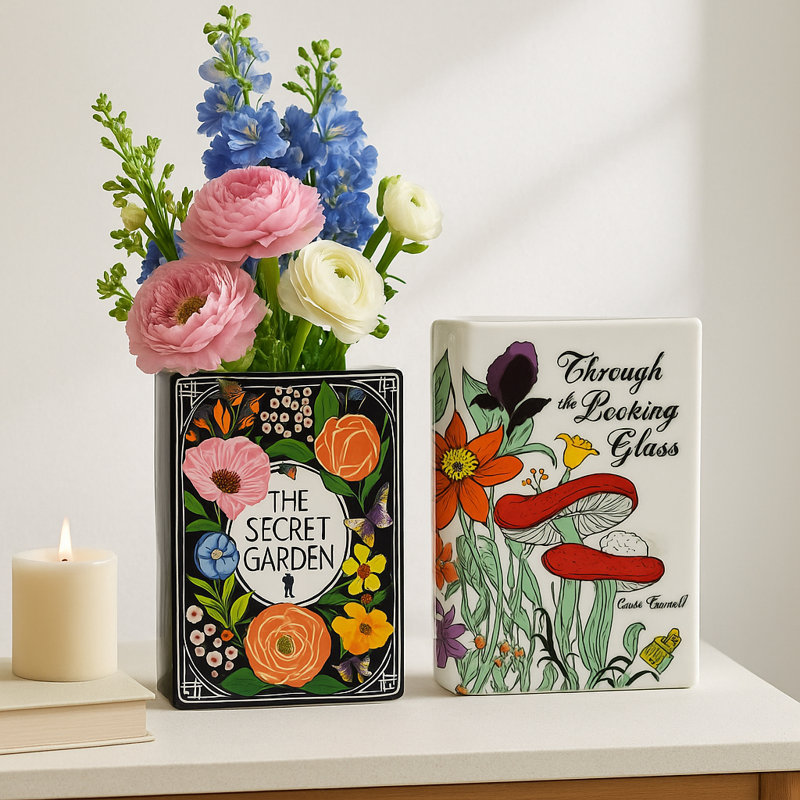 Ensemble de vases en céramique porcelaine Boho