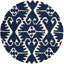 Tapis ikat en laine touffeté à la main Kouerga bHand-21272887