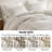 Etta Tan All Season Modern Striped 3-Piece King Duvet Set-111537091-111537096