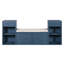 Banc de rangement rembourré en lin de 42 po de largeur-291879069