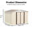 10x8 Feet Outdoor Storage In Cream White, Garden Shed With Aluminum Alloy Frame, Hinge Door And Foundation For Big Tool Building Room Shed, White Door, Air Circulation-118998255
