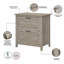 Ensemble de bureau rectangulaire avec bureau et huche 2 pièces Huckins