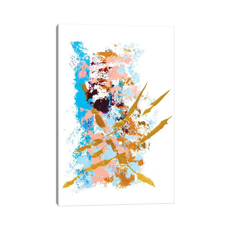 Summer Party by Monika Mickute - Wrapped Canvas Painting, 20.32 cm H x 30.48 cm W