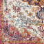 Tapis décoratif de style oriental orange / bleu marine / bleu sarcelle Montana-33034480