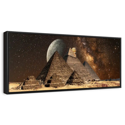 Cosmos Over Egyptian Pyramids