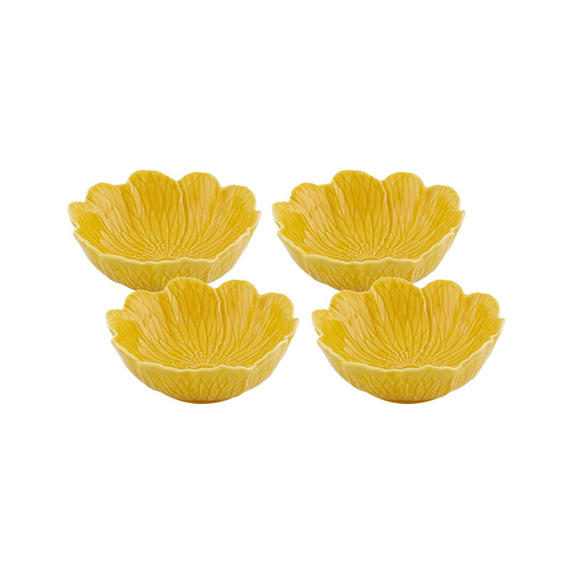 Flore 16,74 oz. Bol à céréales, Jaune