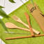 Klarstein Travel Cutlery Set in Brown Bag