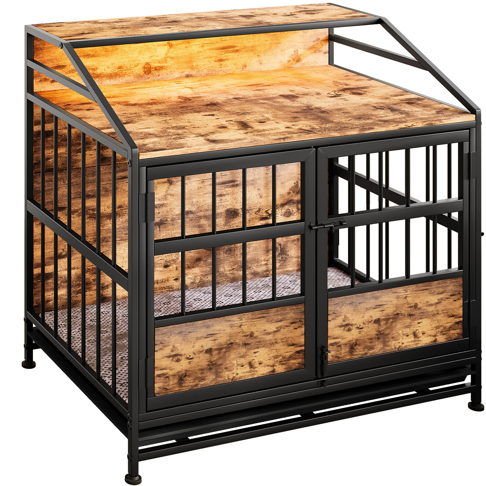 Picture of Tucker Murphy Pet™ Heavy - Duty Dog Crate With 3 Door Access And Pull ...