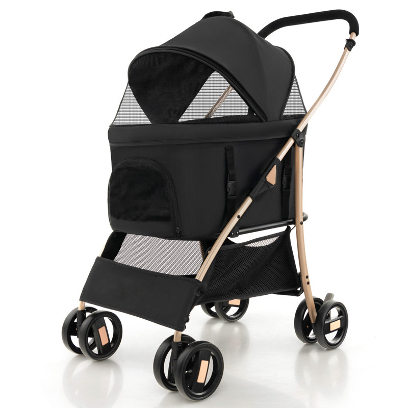 Poussette de jogger pliable pour animaux de compagnie