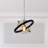 Randwick 1 - Light Black/Gold Pendant