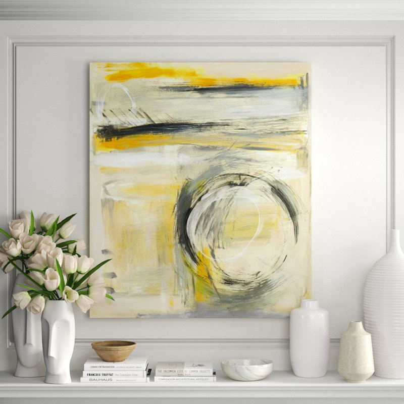 Lemonade Print by Elena Carlie, 46" H x 40" W x 1.5" D
