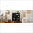 Cabinets, 51.2'' Contemporary Display Cabinet with LED Lights, 4 Adjustable Glass Shelves, 2 Drawers, Black | Aluminum MDF | Hallways-1775468728