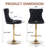 Daijiah Swivel Upholstered Velvet Adjustable Height Counter Stool-789313966-789313953