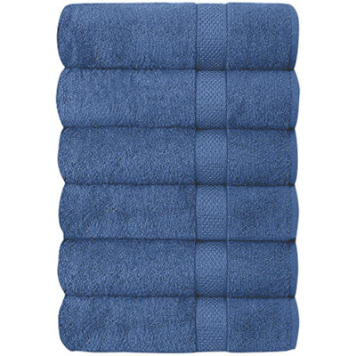 Hotel & Spa 100% Cotton Bath Towels (Set of 6)