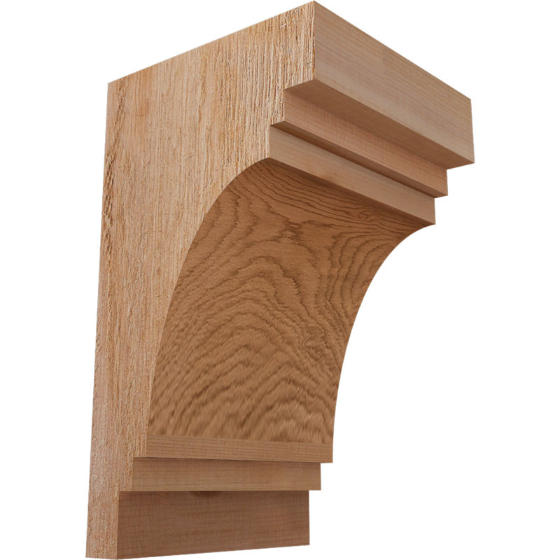 Corbeau rouge foncé Pescadero L 6 po x P 6 po x H 10 po, H 10 po x l 6 po x P 6 po, Cèdre rouge, Sciage brut