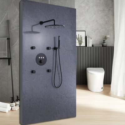 Complete Shower System with Rough in-Valve