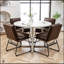Ensemble de salle à manger 5 pièces Innes, table à tréteaux Innes-238715679