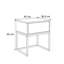 Aldair 45cm W Steel Bedside Table-1517797613