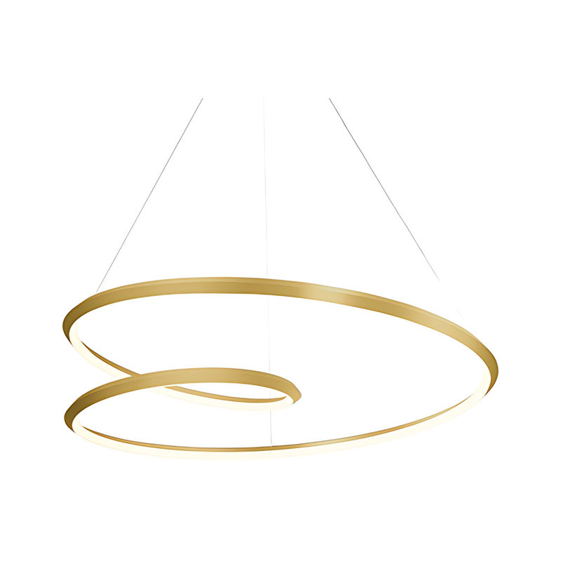 Luminaire suspendu moderne et unique Ampersand, H 7,875 po x l 39,375 po x P 39,375 po