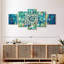 Mandala Kerner en bleu vif-106046473